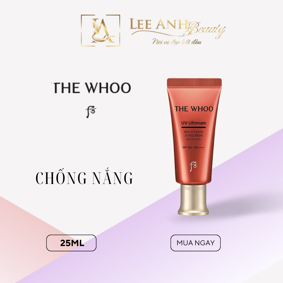 KEM CHỐNG NẮNG WHOO ĐỎ UV ULTIMATE RED VITAMIN SUNSCREEN 25ML