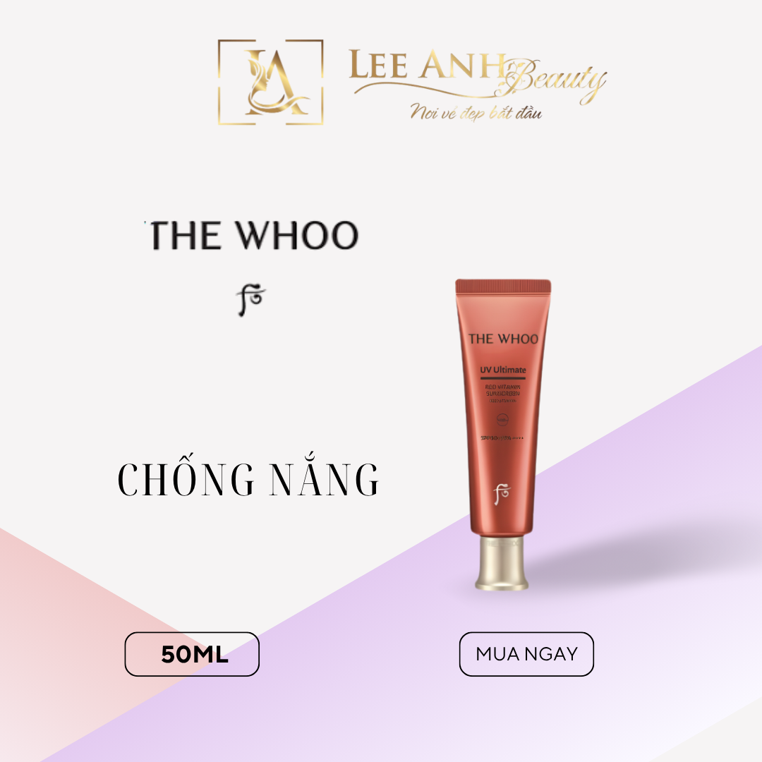 Bộ Kem Chống Nắng Whoo Đỏ UV Ultimate Red Vitamin Sunscreen