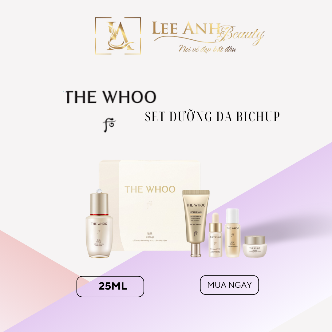 Bộ Tinh chất Trẻ Hóa Whoo Bichup Ultimate Recovery Discovery Set